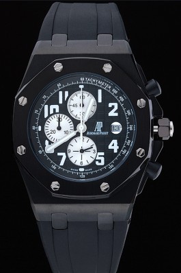 Audemars Top Replica 7710 Black Rubber Strap Piguet Royal Oak Offshore Singapore GP 2008 169