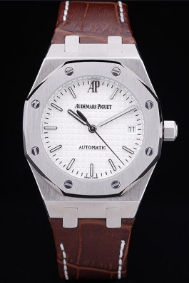 Audemars Top Replica 7735 Brown Crocodile Leather Strap Piguet Royal Oak 221