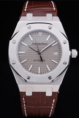 Audemars Top Replica 7731 Brown Crocodile Leather Strap Piguet Royal Oak 213