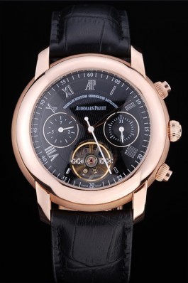 Audemars Top Replica 7642 Black Crocodile Leather Strap Piguet Jules Audemars William Clinton 181