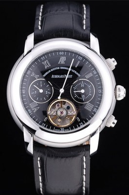 Audemars Top Replica 7634 Black Crocodile Leather Strap Piguet Jules Audemars William Clinton 179