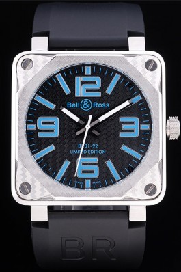 Bell Top Replica 7737 Black Strap and Ross BR01-92 38