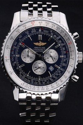 Luxury Top Replica 7896 Stainless Steel Strap Navitimer Steel Link Watch