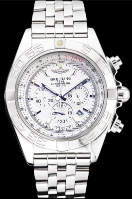 Breitling Chronomat White Dial Stainless Steel Case And Bracelet 622223