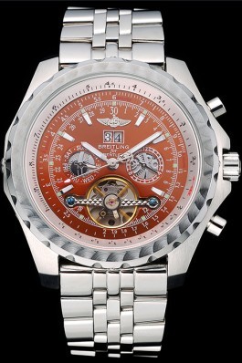 Breitling Bentley Mulliner Tourbillon Brown Dial Stainless Steel Case And Bracelet 622733