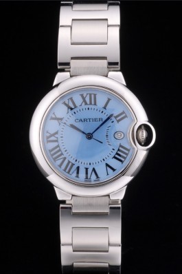 Cartier Ballon Bleu 38mm Blue Dial Stainless Steel Case And Bracelet