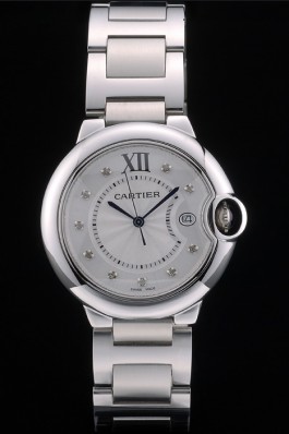 Cartier Ballon Bleu 38mm White Dial Stainless Steel Case And Bracelet