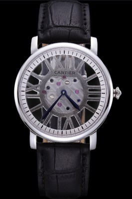 Cartier Rotonde Skeleton Flying Tourbillon Black 621972
