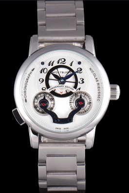 Montblanc Nicolas Rieussec Anniversary Edition Stainless Steel Bracelet 621629
