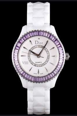Dior VIII Baguette Cut Purple Diamonds cd04 621357