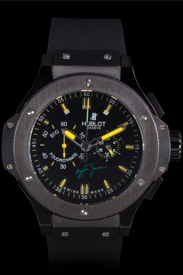 Hublot Top Replica 8234 Black Rubber Strap Limited Edition Ayrton Senna Instituto