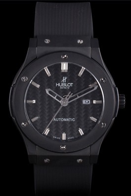 Hublot Big Bang Black Rubber Strap Black Checkered Dial 80193