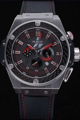 Hublot Big Bang King Power Formula 1 Stainless Steel Case Black Dial 622248