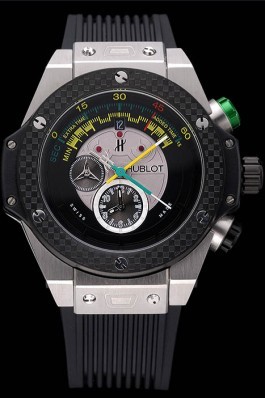 Hublot Big Bang Unico Bi-Retrograde Chrono King Stainless Steel Case Black Rubber Strap 622770