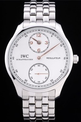 Iwc Top Replica 8258 Silver Stainless Steel Strap Schaffhausen 96
