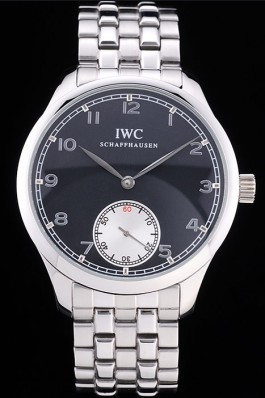Iwc Top Replica 8242 Silver Stainless Steel Strap Schaffhausen 100