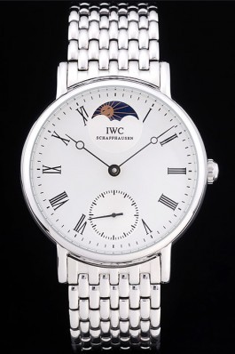 Iwc Top Replica 8264 Silver Stainless Steel Strap Schaffhausen 98