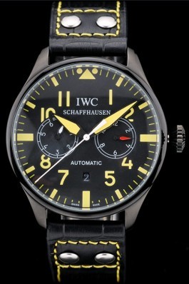 Iwc Schaffhausen Top Replica 9058 Leather Strap 108