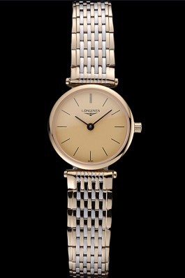 Longines La Grande Classique Two Tone Band Champagne Dial Femme 622096