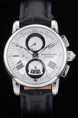 MontBlanc Top Replica 8346 Black Crocodile Leather Strap 102