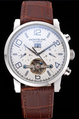 MontBlanc Top Replica 9098 Leather Strap Watch 133