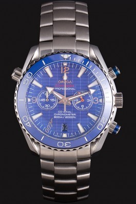 Omega James Bond Skyfall Chronometer Watch with Blue Dial and Blue Bezel om226 621378