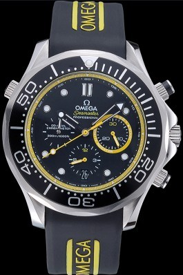 Omega Seamaster Planet Ocean Black Rubber Bracelet 622048