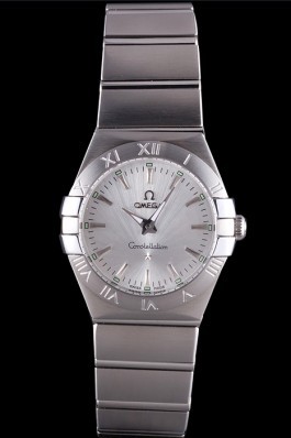 Omega Constellation Grey Dial Stainless Steel Band 621458