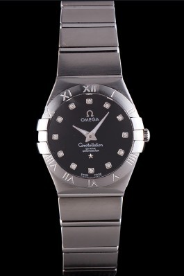 Omega Constellation Dark Grey Dial Stainless Steel Band som83 621463