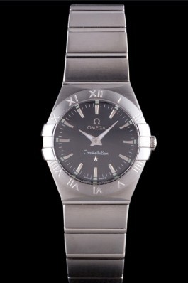 Omega Constellation Dark Grey Dial Stainless Steel Band som84 621464