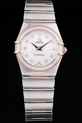 Omega Top Replica 8512 Stainless Steel Strap Silver Constellation Luxury Watch