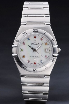 Men's Top Replica 8391 Stainless Steel Strap Omega Constellation Watch