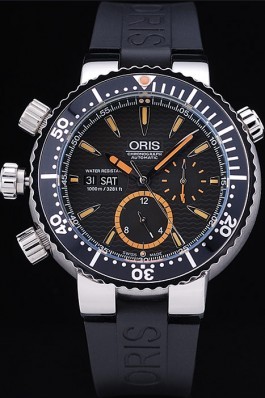 Oris Top Replica 8530 Black Strap ProDiver Chronograph Carlos Coste Limited Edition