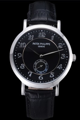 Patek Philippe Calatrava Stainless Steel Black Dial 621987
