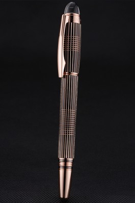 MontBlanc StarWalker Red Gold Cutwork Ballpoint Pen With Cap 622811