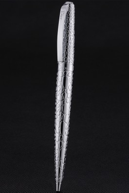 Christian Dior Fully Embossed Silver Ballpoint Pen 622729