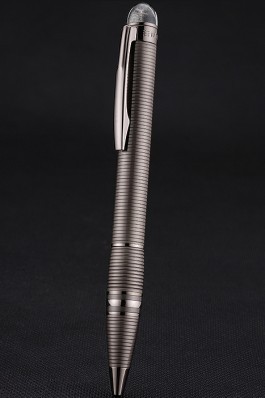 MontBlanc Starwalker Horizontally Grooved Light Brown Grey Ballpoint Pen 622813