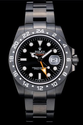 Rolex Explorer Top Replica 9160 Black Ceramic Bezel Black Dial Tachymeter