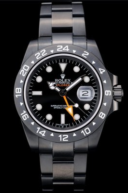 Rolex Swiss Top Replica 9207 Explorer Black Ceramic Bezel Black Dial Tachymeter