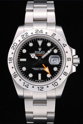 Rolex Swiss Top Replica 9209 Explorer Stainless Steel Bezel Black Dial Tachymeter