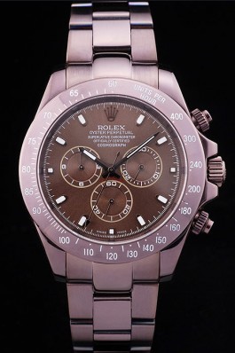Rolex Daytona Copper Stainless Steel Bezel Brown Dial 7477