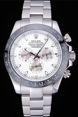 Rolex Cosmograph Daytona White Dial Stainless Steel Bracelet 622542
