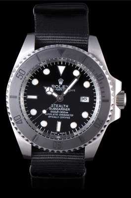 Rolex Submariner STEALTH MK IV Black Fabric Band rl424 621386