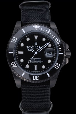 Rolex Submariner Black Nylon Strap 622006