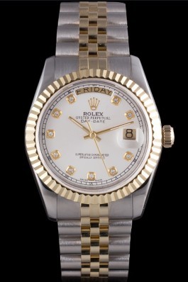 Gold Top Replica 7458 Gold Strap Day-Date Swiss Mechanism Luxury Watch