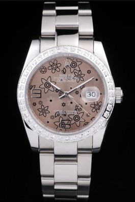 Rolex Top Replica 8692 Stainless Steel Strap Brown Luxury Watch