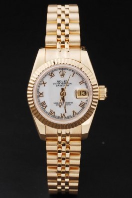 Rolex Top Replica 8756 Gold Strap Swiss Mechanism Gold Luxury Watch
