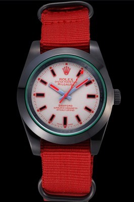 Rolex Milgauss Bamford Red Nylon Strap 622002