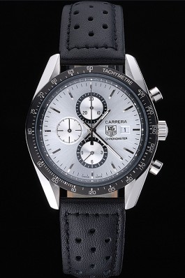 Tag Top Replica 7528 Leather Strap Heuer Carrera 89