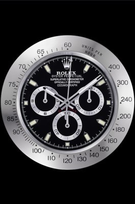 Rolex Daytona Cosmograph Wall Clock Silver-Black 621909